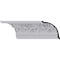 Ekena Millwork 7"H x 7"P x 9 7/8"F x 94 1/2"L, (9 5/8" Repeat), Kinsley Crown Moulding MLD07X07X09KI - alternate 1
